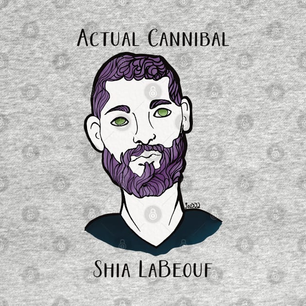 Actual Cannibal Shia LaBeouf 2022 remaster by jazmynmoon